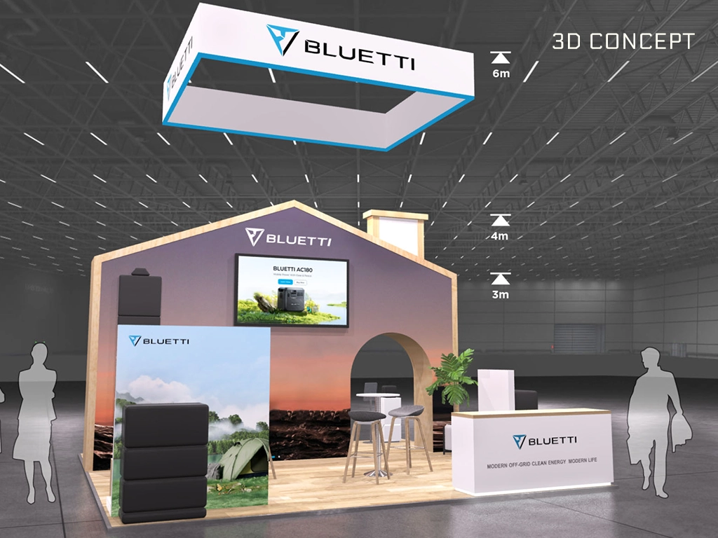 Bluetti Booth 3D